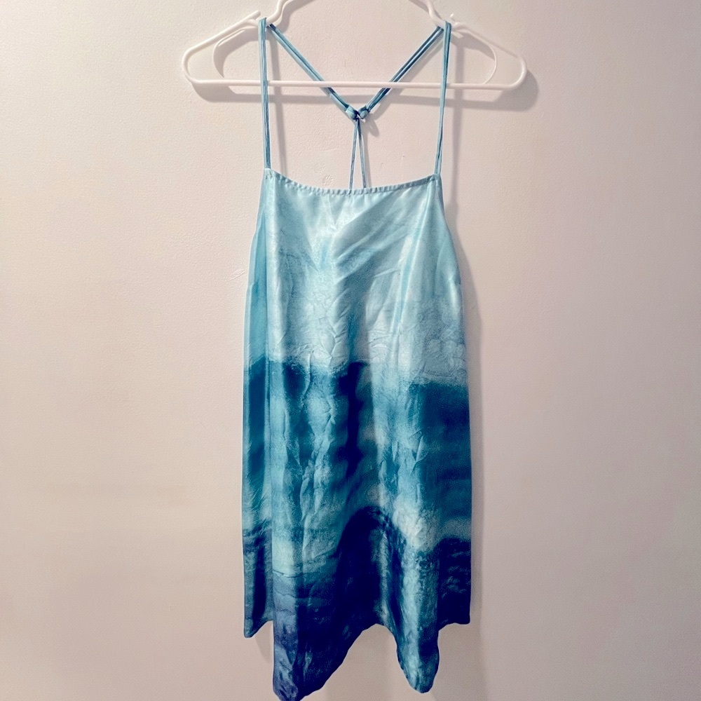 Satin Mini Tank Dress